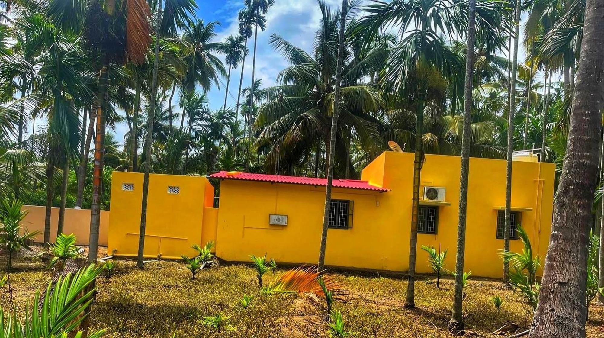 Shivalaya Farmstay Located Amdist Coconut Farm With River Access Near Isha,Adiyogi,Siruvani Alāndurai Eksteriør billede