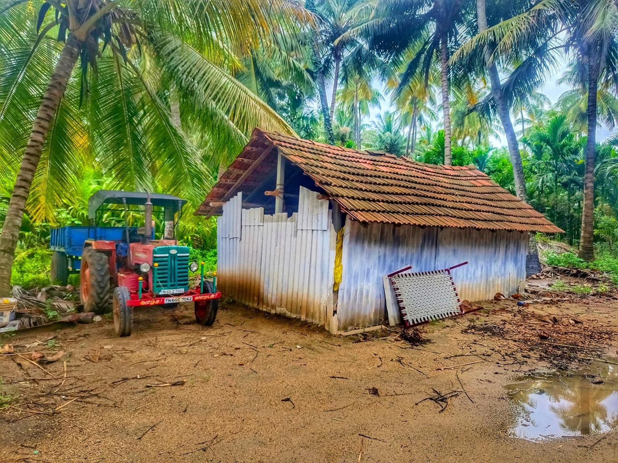 Shivalaya Farmstay Located Amdist Coconut Farm With River Access Near Isha,Adiyogi,Siruvani Alāndurai Eksteriør billede